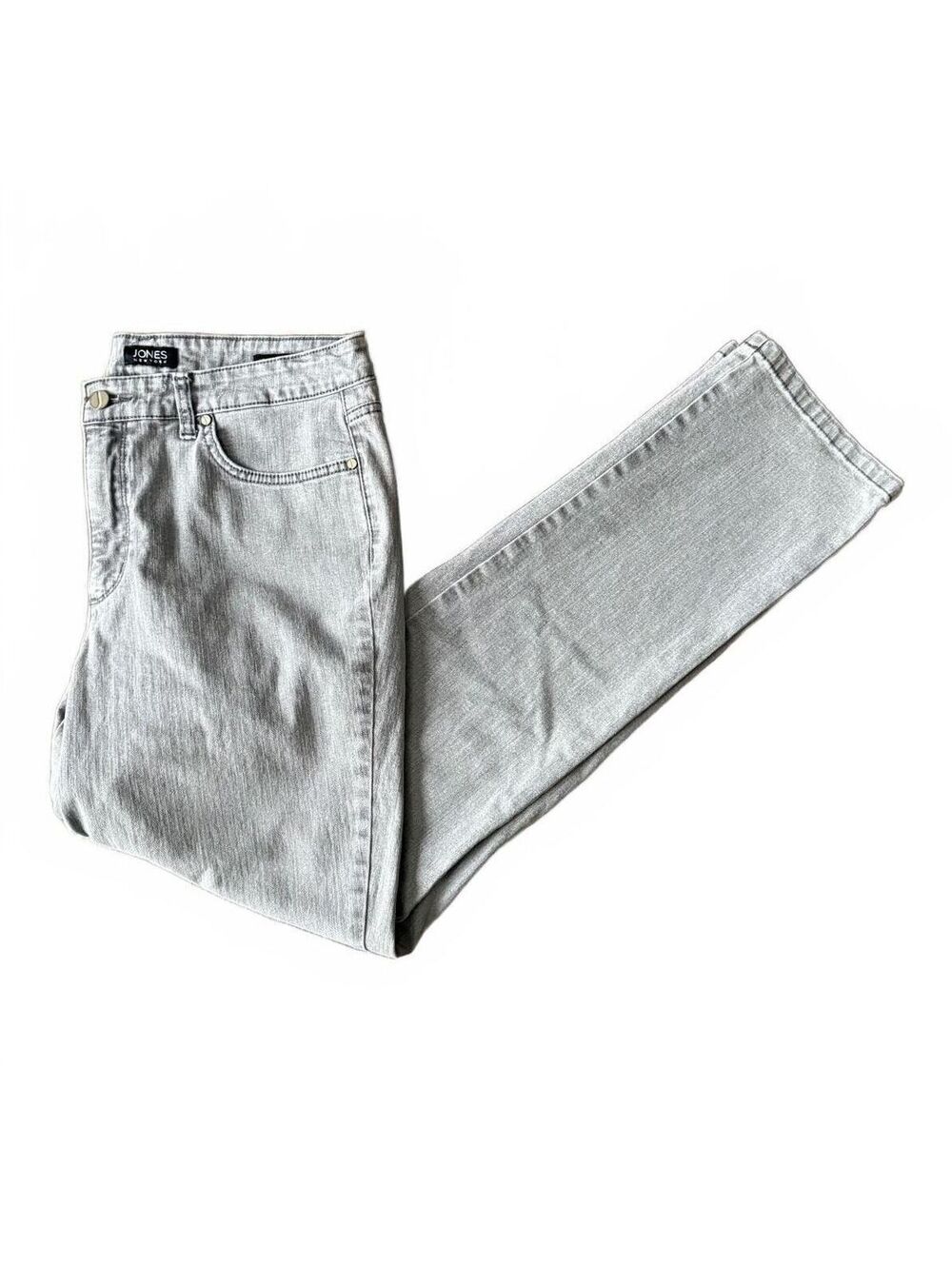 Jones New York Lexington Straight Women's Denim Jeans Size 12 Classic Stretch